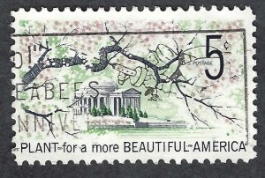 United States #1318 5¢ Beautification of America (1966). Used.