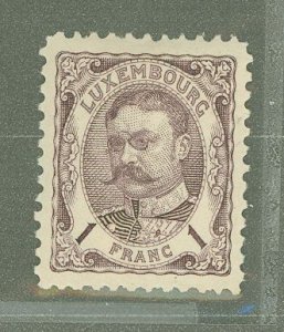 Luxembourg #91 Unused Single