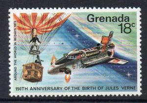 GRENADA - 150th ANNIVERSARY OF THE BIRTH OF JULES VERNE - 18ç  - 1979 -