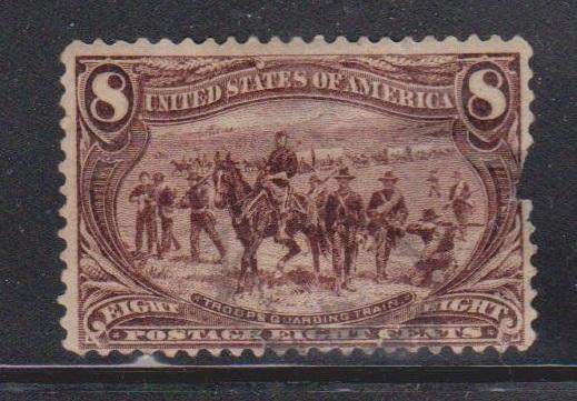 USA Scott # 289 Used - Fault Right Side - Spacefiller