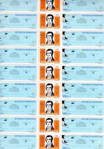 Argentina 1982 MALVINAS Anniversary Set of 2v Pairs Perforated FOLDED Mint (NH)