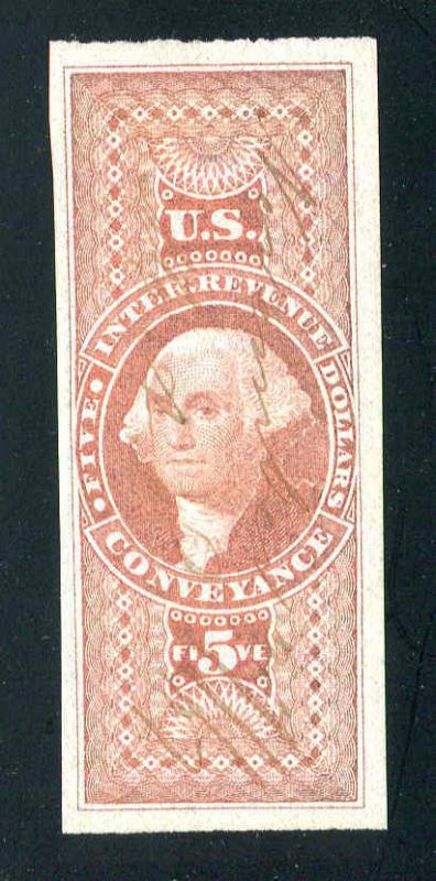 US Stamps # R89a XF Used Scott Value $50.00