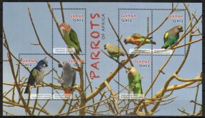 Ghana Stamp 2704  - Parrots