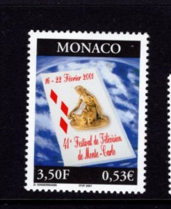 Monaco #2201 (2001 Television issue) VFMNH CV $1.75
