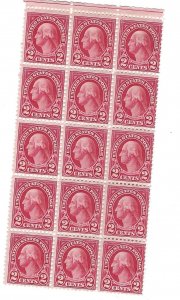 #634 Block of 15 Mint NH - Look
