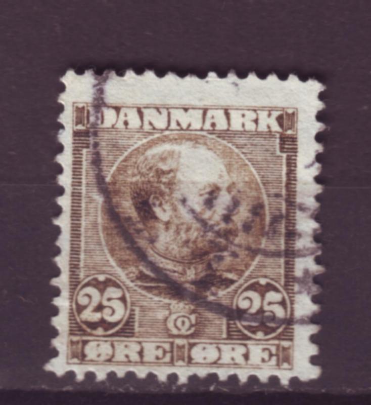 J817 jl,s stamps 1904-5 denmark scn 67 used $7.00 scv