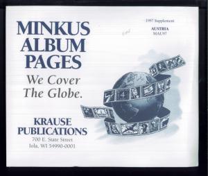 1997 Australia Minkus Stamp Album Supplement Pages #MAU97