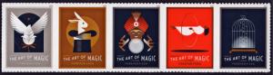 NEW ISSUE (50¢) The Art of Magic Strip of Five (2018) SA