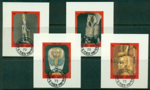 Sharjah 1972 Mi#1234-1237 Ancient Egyptian Burial Objects 4xDLMS CTO