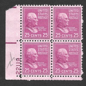 Doyle's_Stamps: MNH 1943 25-cent Prexie PNB, Scott #829**