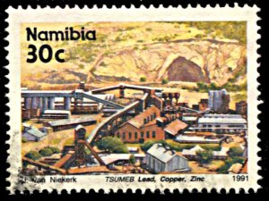 Namibia 681, used, Tsumeb (Ongopolo) Mine