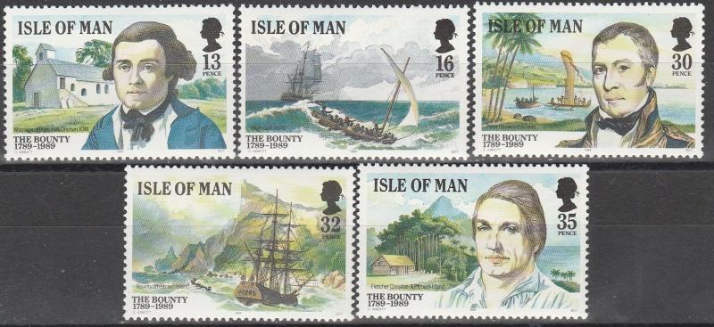 Isle Of Man #389-93  MNH CV $4.40  (A12601)