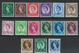 Great Britain Scott 294-308 MNH! Short 1st 2 Low Values!