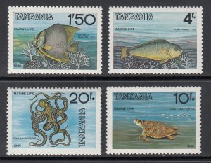 Tanzania 328-331 Marine Life MNH VF
