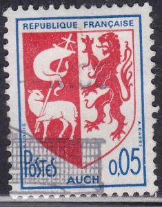 France 1142 Arms of Auch 1966