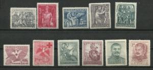 Czechoslovakia  1949 Mi 562-604 MNH Complete Year Cv 83 Euro