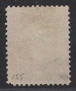 US Stamp #155 90c Carmine Perry USED SCV $325