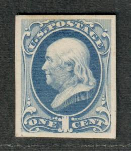 US Sc#156p4 M/VF-EF, Plate Proof On Card, Light Toning, Cv. $300