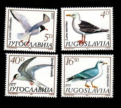 Yugoslavia # 1687-1690 Mint Birds x!