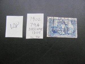 Germany 1902 USED SIGNED JASCHKE  MI. 79A  SC  76 VF 130 EUROS (128)