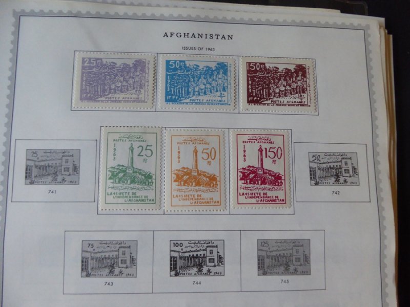 New Caledonia 1892-1984 Stamp Collection on Scott Intl Album Pages