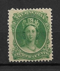 1860-3 Nova Scotia 11 8¢ Queen Victoria MH