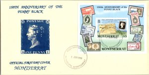 Montserrat, Worldwide First Day Cover