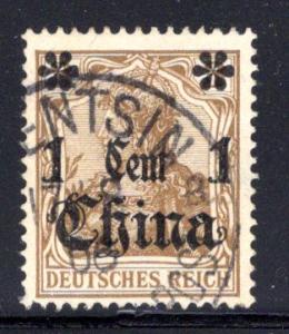 German Offices in China #37, Tientsin CDS dated 17 Aug 1906