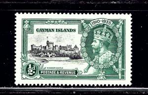 Cayman Is 81 MNH 1935 KGV SilverJubilee