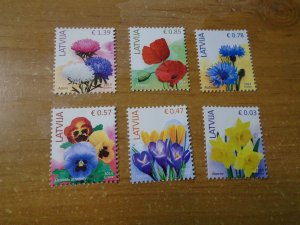 Latvia  #  Year 2014  MNH   Flowers