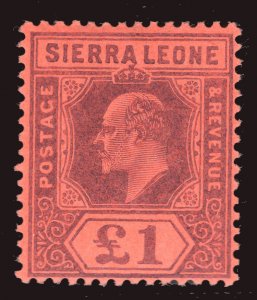 MOMEN: SIERRA LEONE SG #85 1903 MINT OG NH £275++ LOT #66955*