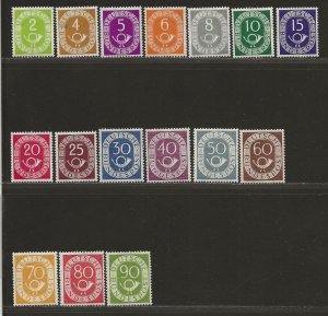 GERMANY SC# 670-85   VF/MNH