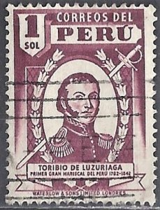 PERU #381, USED , 1938 - PERU084