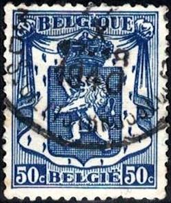 Coat of Arms, Belgium stamp SC#275 used