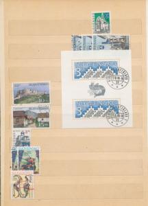 SLOVAKIA Slovensko Birds Wildlife Blocks Used Appx 250 (Au13683