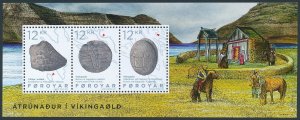 Faroe Islands 2015 Religion in the Viking Era Minisheet SGMS727 MNH 2