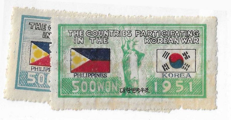 Korea Sc #164-165  set of 2 Philippines OG VF