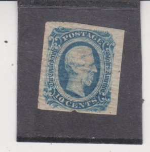 US CSA Confederate Stamp Scott #  12d MLH