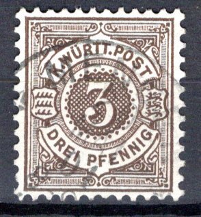 German States Wurttemberg Scott # 57, used