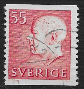 Sweden #652A 55o Gustaf VI Adolf