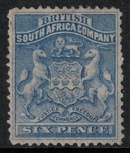 Rhodesia 1890-1894 SC 6 Mint 