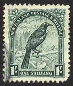 New Zealand Sc# 196 Used (a) 1935 1sh Tui