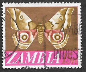 Zambia Scott #45 15n ‭Nudaurelia Zambesina Butterfly (1968) Used