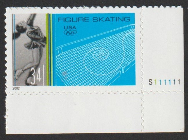 SC# 3555 - (34c) - Winter Olympics: Figure Skating - MNH # Single - LR - S111111