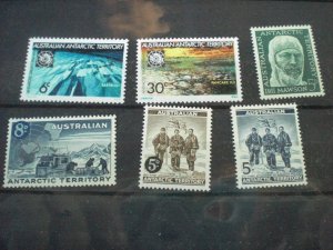 Australian Antarctic Territory, Scott L 1-2,6,7,19-20 MNH  zn 72