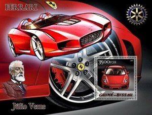 Guinea - Bissau 2005 - Ferrari & Jules Verne & Rotary s/s, Michel 3092/BL515