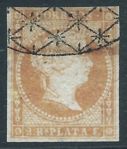 Cuba, Sc #1, 2r p, Used