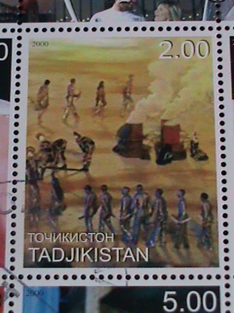 ​ Tajikistan  Stamp:2000-Sydney 2000 opening ceremony CTO full Stamp sheet