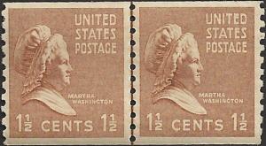 # 840 MINT NEVER HINGED MARTHA WASHINGTON