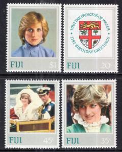 Fiji 470-473 Princess Diana MNH VF